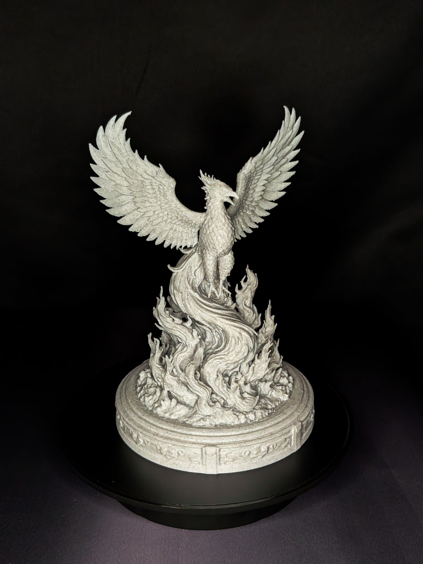 Phoenix Statue - Marble Style Mythology Sculpture