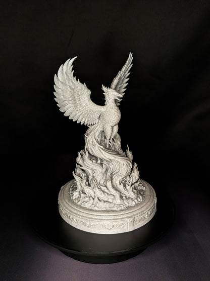 Phoenix Statue - Marble Style Mythology Sculpture