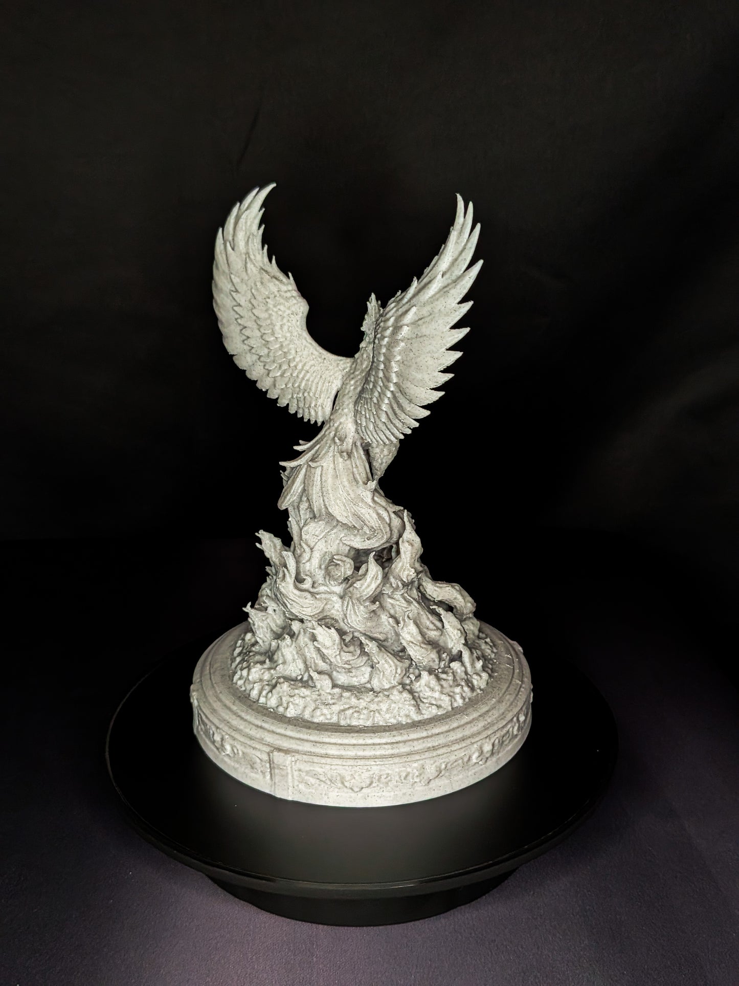 Phoenix Statue - Marble Style Mythology Sculpture
