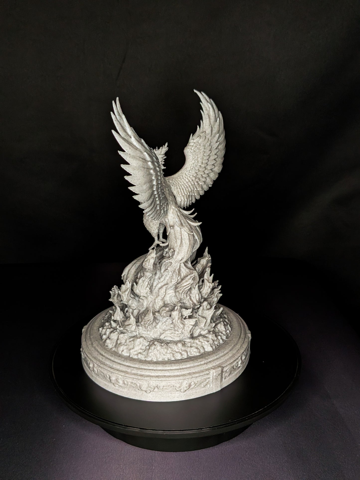 Phoenix Statue - Marble Style Mythology Sculpture