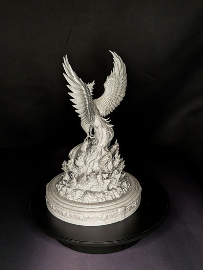 Phoenix Statue - Marble Style Mythology Sculpture