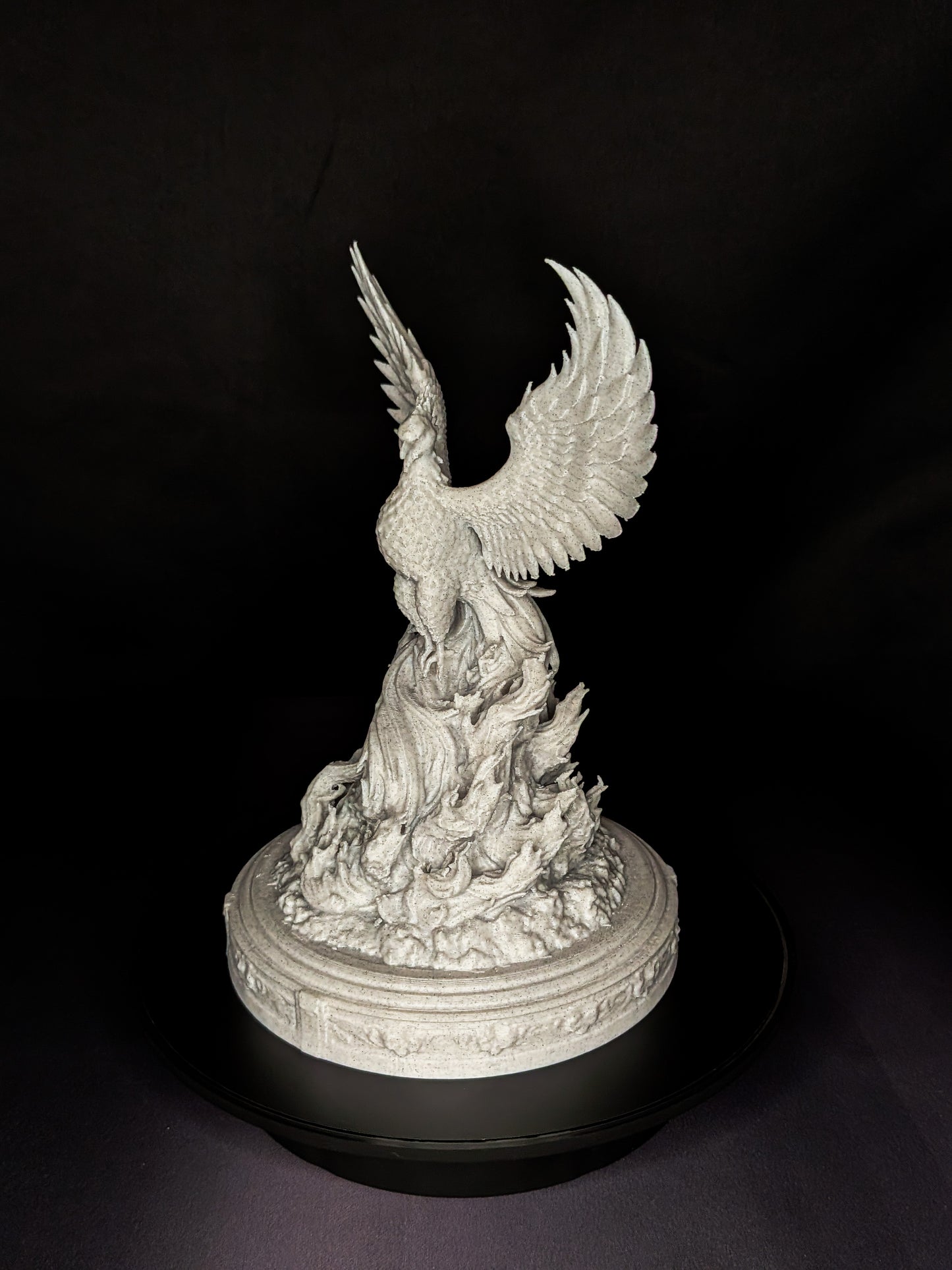 Phoenix Statue - Marble Style Mythology Sculpture