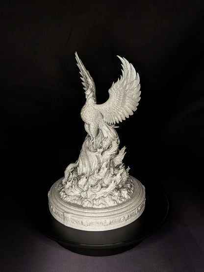 Phoenix Statue - Marble Style Mythology Sculpture