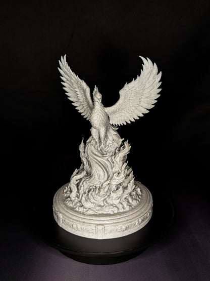 Phoenix Statue - Marble Style Mythology Sculpture