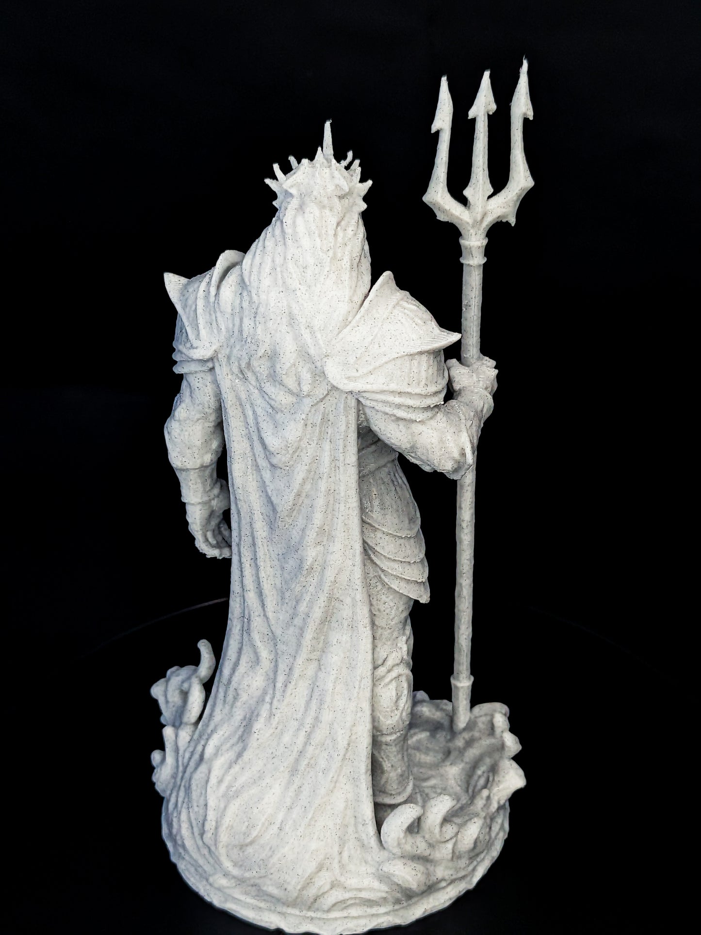 Poseidon Sea King Statue - Marble Finish Mythology Sculpture