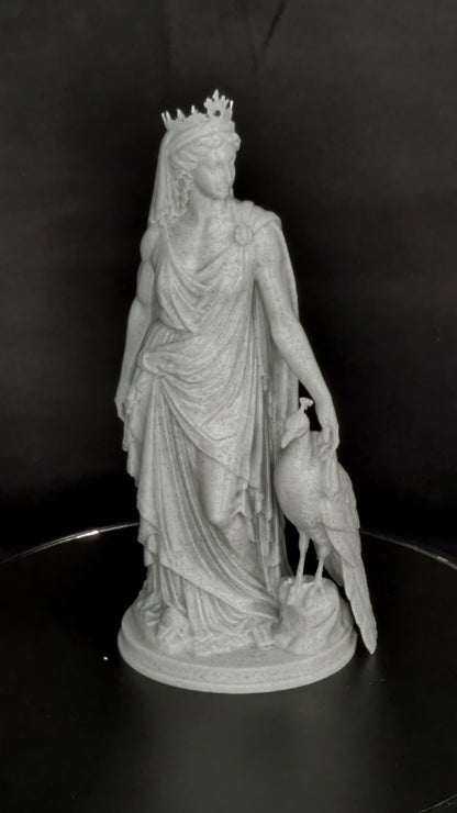 Hera Greek Goddess Statue | Marble Style Greek Mythology Sculpture