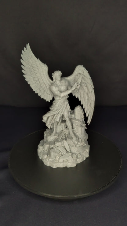 Icarus Statue - Marble Style Greek Mythology Angel Sculpture