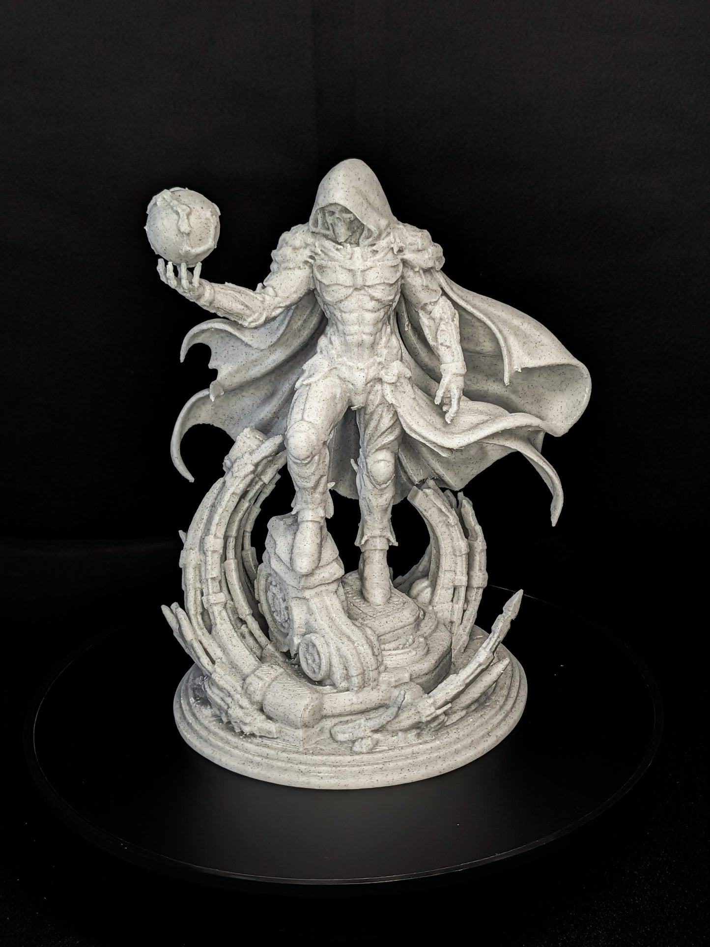 Chronos Reaper Statue - Time Reaper Sculpture | Hooded Guardian of Fate