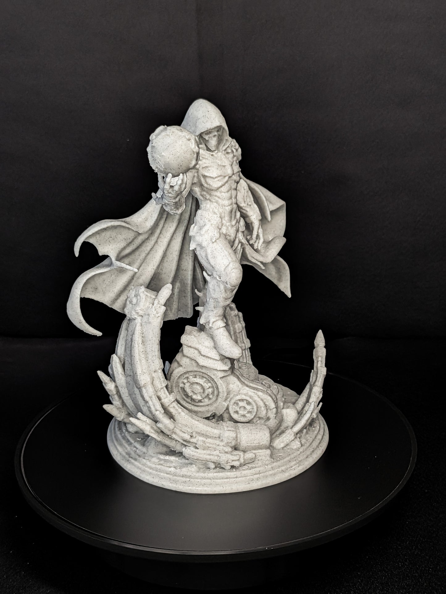 Chronos Reaper Statue - Time Reaper Sculpture | Hooded Guardian of Fate