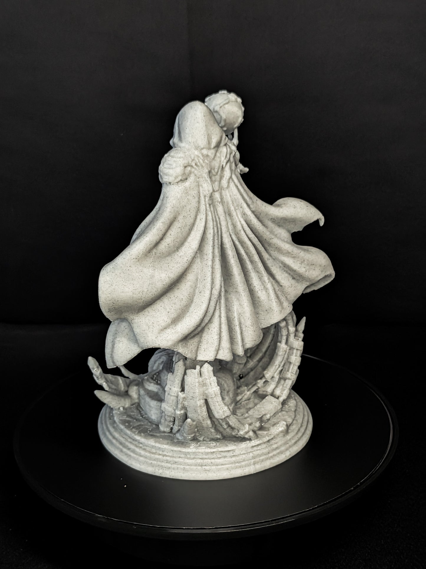 Chronos Reaper Statue - Time Reaper Sculpture | Hooded Guardian of Fate