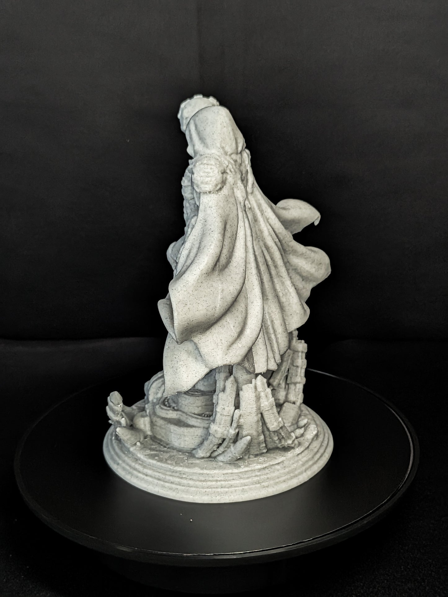 Chronos Reaper Statue - Time Reaper Sculpture | Hooded Guardian of Fate