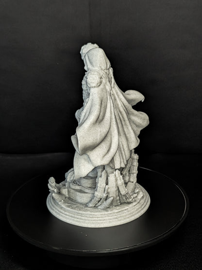 Chronos Reaper Statue - Time Reaper Sculpture | Hooded Guardian of Fate