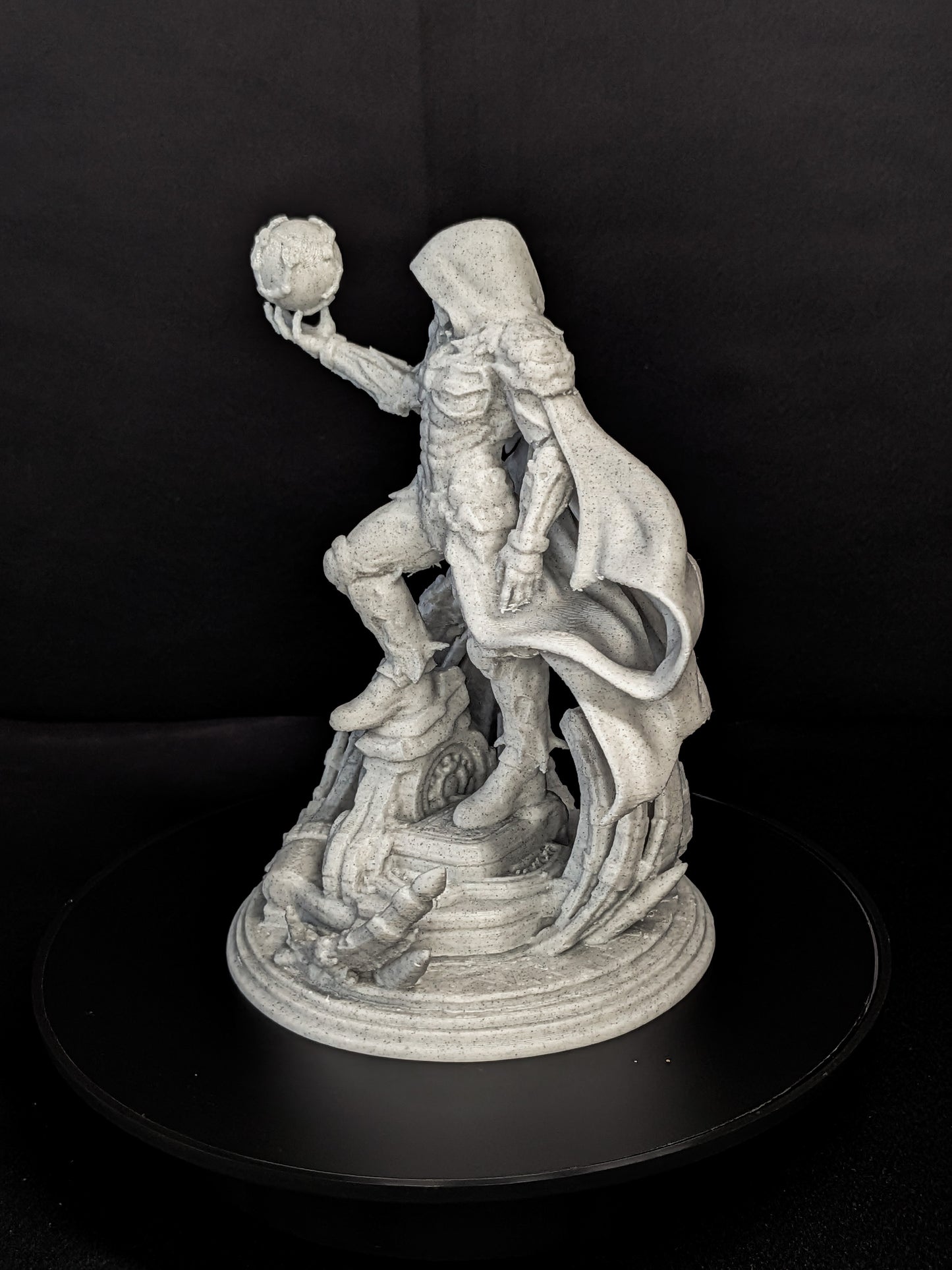 Chronos Reaper Statue - Time Reaper Sculpture | Hooded Guardian of Fate