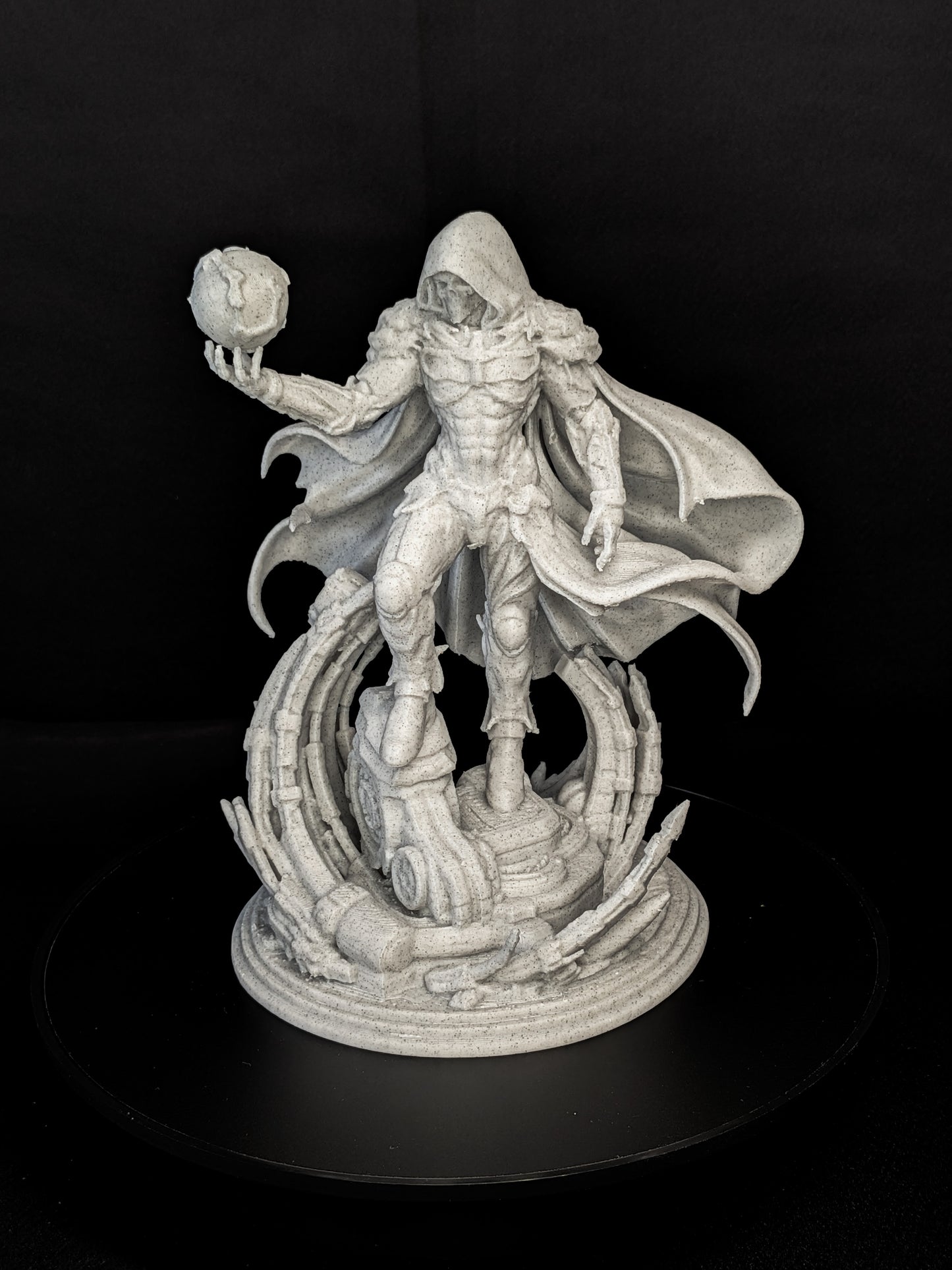 Chronos Reaper Statue - Time Reaper Sculpture | Hooded Guardian of Fate