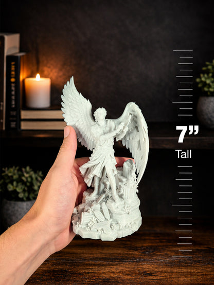 Icarus Statue - Marble Style Greek Mythology Angel Sculpture