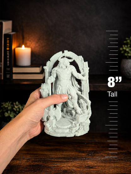 Minotaur Statue - Marble Style Greek Mythology Warrior Sculpture